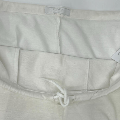 PRADA 23SS UJP220 Cotton Shorts White Size S