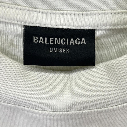 BALENCIAGA '24 I LOVE PARIS Cotton T-Shirt Light Gray Size L