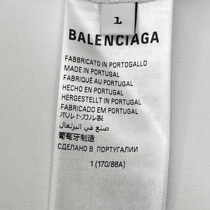 BALENCIAGA '24 I LOVE PARIS Cotton T-Shirt Light Gray Size L