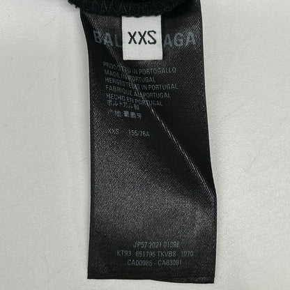 BALENCIAGA 21 Distressed T-Shirt Black Size XXS