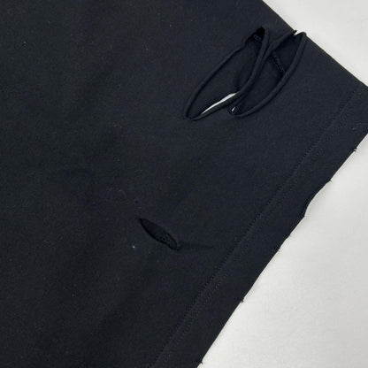BALENCIAGA 21 Distressed T-Shirt Black Size XXS