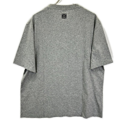LOEWE Gray Graphic Print Logo Polyester T-Shirt Size M