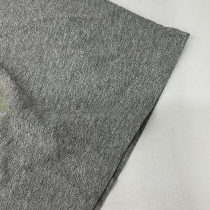 LOEWE Gray Graphic Print Logo Polyester T-Shirt Size M