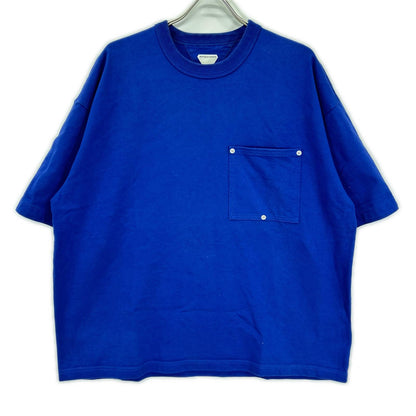 BOTTEGA VENETA Blue V-Stitch Pocket Cotton T-Shirt Size XS
