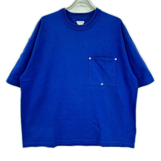 BOTTEGA VENETA Blue V-Stitch Pocket Cotton T-Shirt Size XS