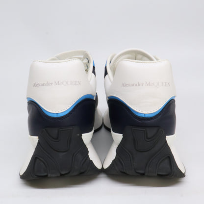 ALEXANDER McQUEEN Split White/Navy/Blue Sneakers Size EU 40