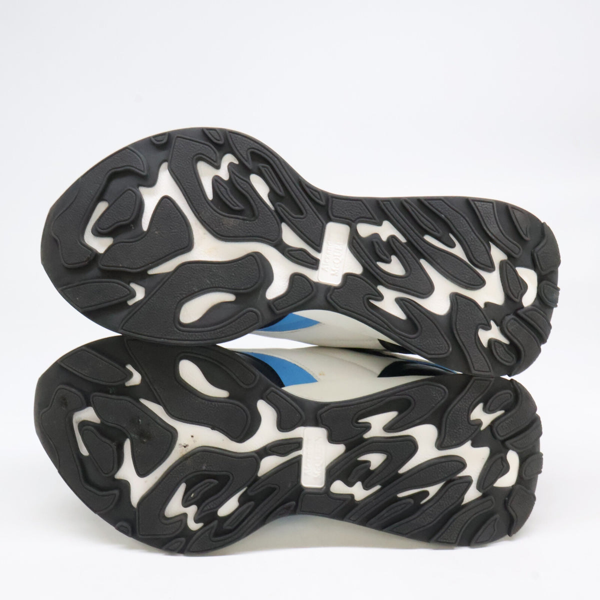 ALEXANDER McQUEEN Split White/Navy/Blue Sneakers Size EU 40