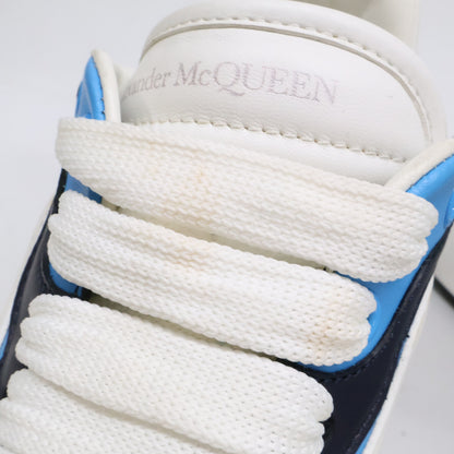 ALEXANDER McQUEEN Split White/Navy/Blue Sneakers Size EU 40