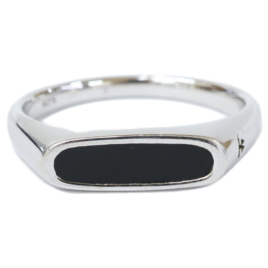 TOMWOOD 925 Silver Mario Onyx Ring Size ONE SIZE