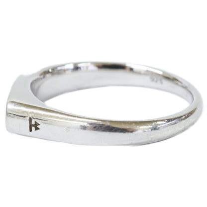 TOMWOOD 925 Silver Mario Onyx Ring Size ONE SIZE
