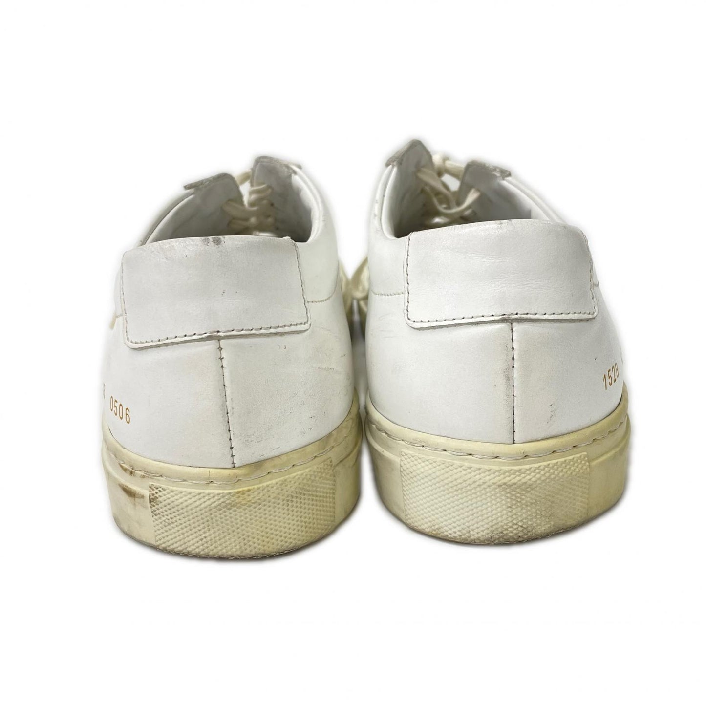 COMMON PROJECTS 1528 Achilles Low White Sneakers Size EU 45