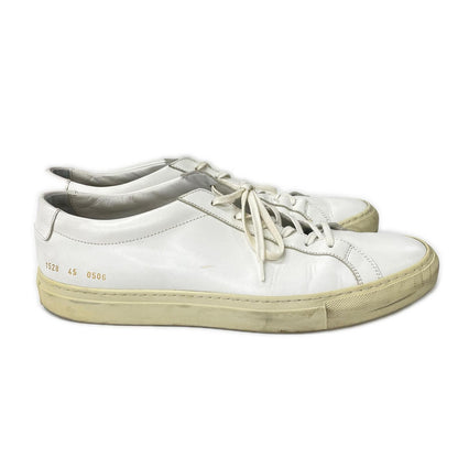 COMMON PROJECTS 1528 Achilles Low White Sneakers Size EU 45