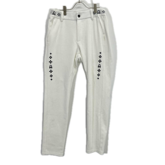 MARK&LONA '25 Svastika Track Pants White Size 50