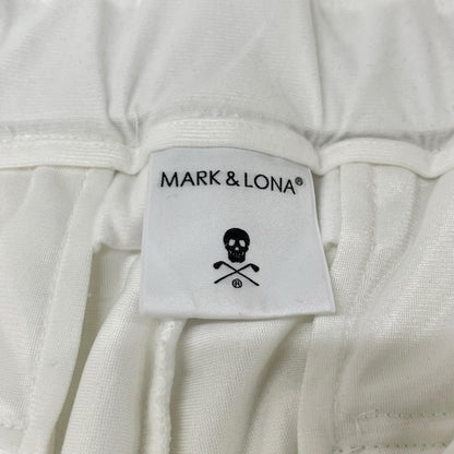 MARK&LONA '25 Svastika Track Pants White Size 50