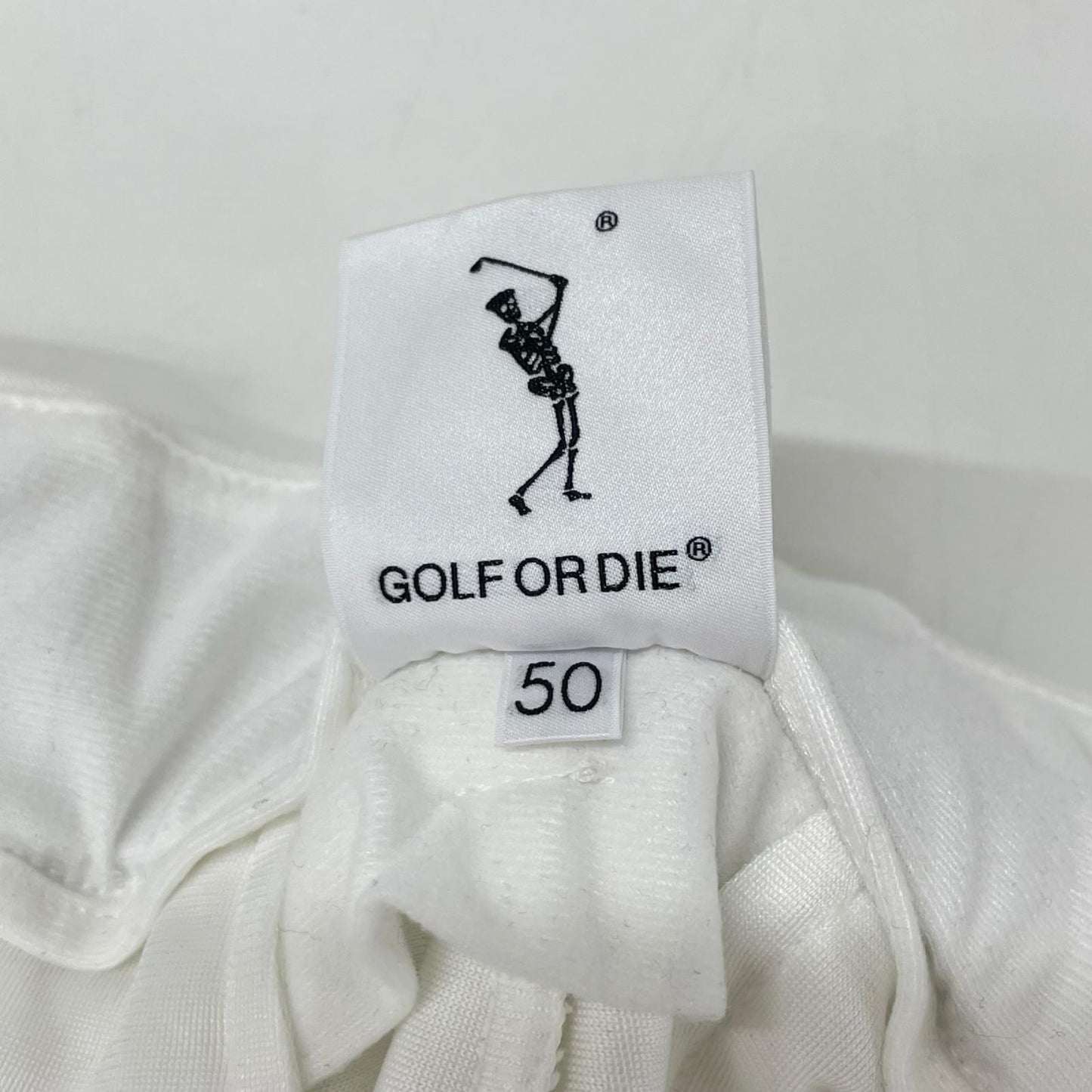 MARK&LONA '25 Svastika Track Pants White Size 50