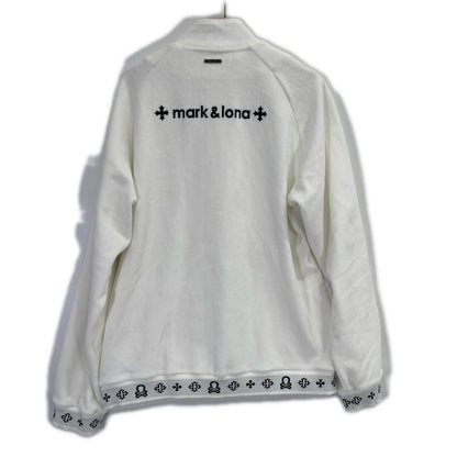 MARK&LONA '25 Svastika Track Jacket White Size 50