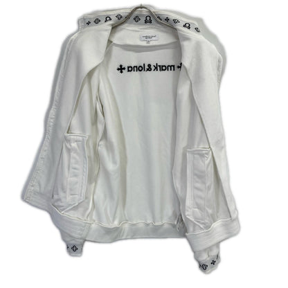 MARK&LONA '25 Svastika Track Jacket White Size 50