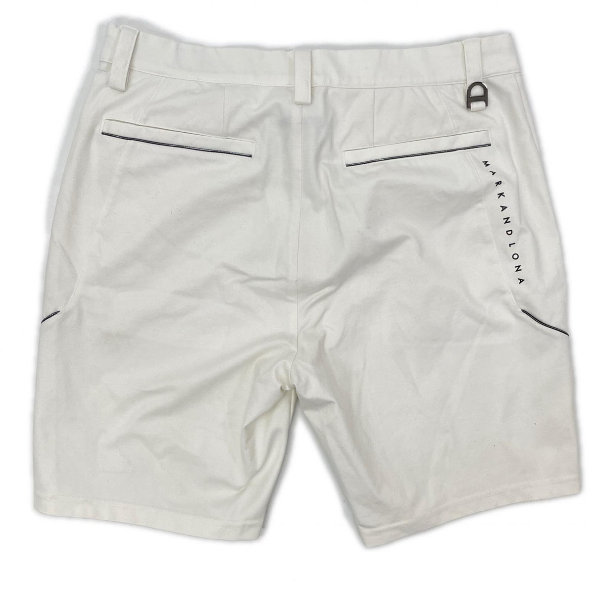 MARK&LONA 25SS White Nylon Golf Shorts Size 50