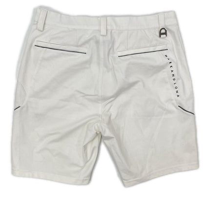MARK&LONA 25SS White Nylon Golf Shorts Size 50