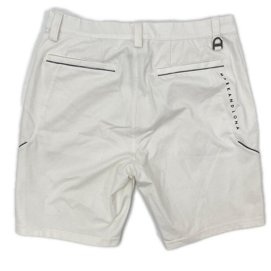 MARK&LONA 25SS White Nylon Golf Shorts Size 50