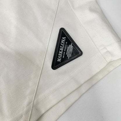 MARK&LONA 25SS White Nylon Golf Shorts Size 50