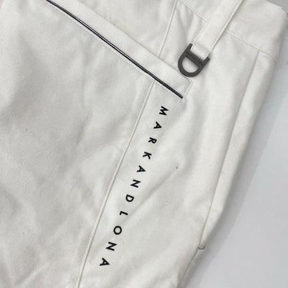MARK&LONA 25SS White Nylon Golf Shorts Size 50
