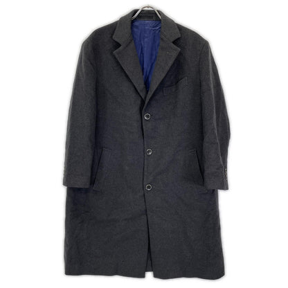 DIFFERENCE Charcoal Gray Cashmere Zegna Chester Coat Size 50
