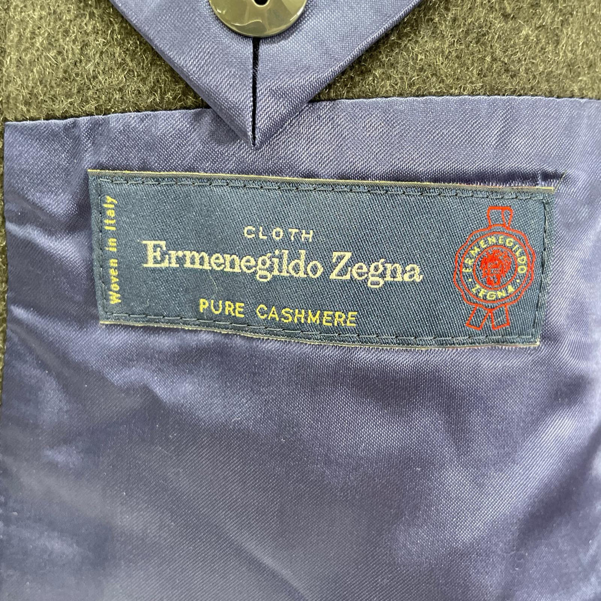 DIFFERENCE Charcoal Gray Cashmere Zegna Chester Coat Size 50