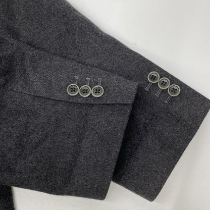 DIFFERENCE Charcoal Gray Cashmere Zegna Chester Coat Size 50