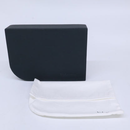 Valextra Card Holder 3CC with Zip White Coin Case Size ONE SIZE
