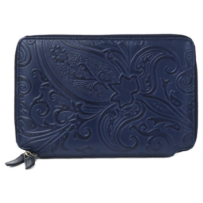 ETRO Margot Double Zip Organizer Bag Navy Size ONE SIZE