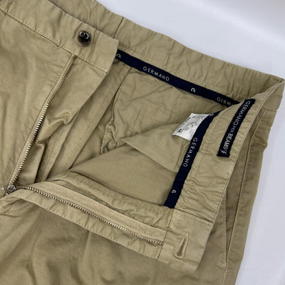 GERMANO Beige BEAMS F Cotton 1-Pleat Shorts Size 46