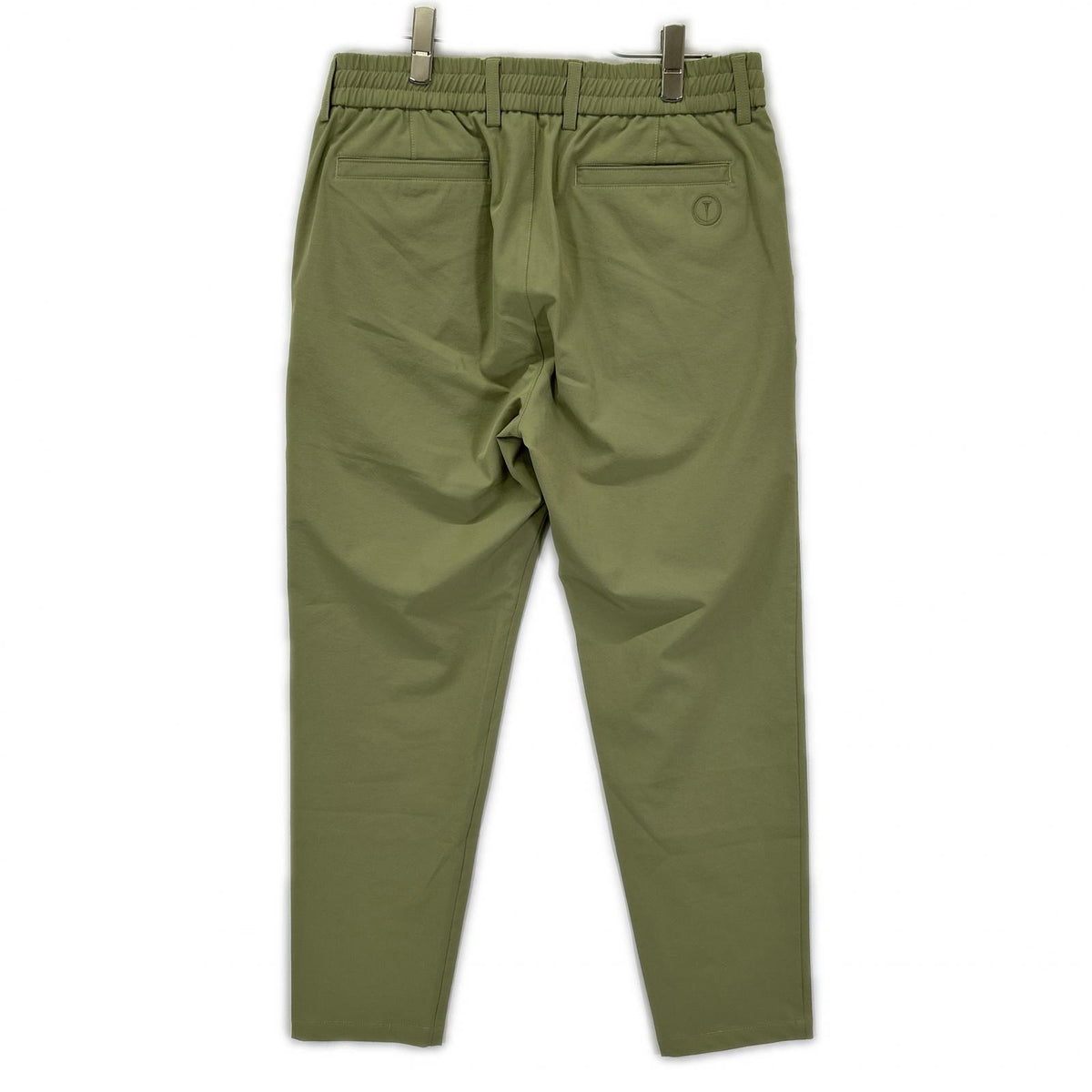 TRATTO Green Polyester Stretch One-Tuck Wide Pants Size 82