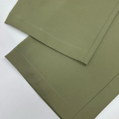 TRATTO Green Polyester Stretch One-Tuck Wide Pants Size 82