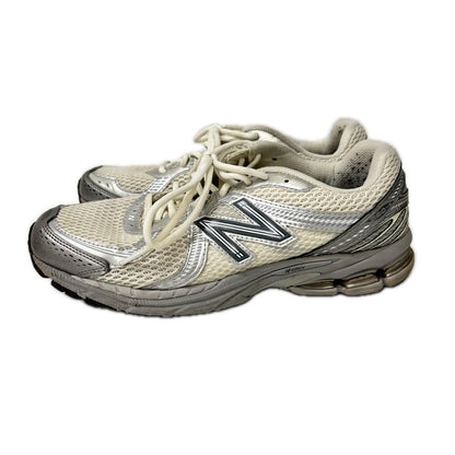 NEW BALANCE ML860GO2 White Silver Mesh Sneakers Size 26.5cm