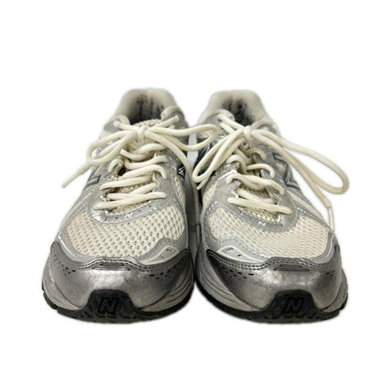 NEW BALANCE ML860GO2 White Silver Mesh Sneakers Size 26.5cm