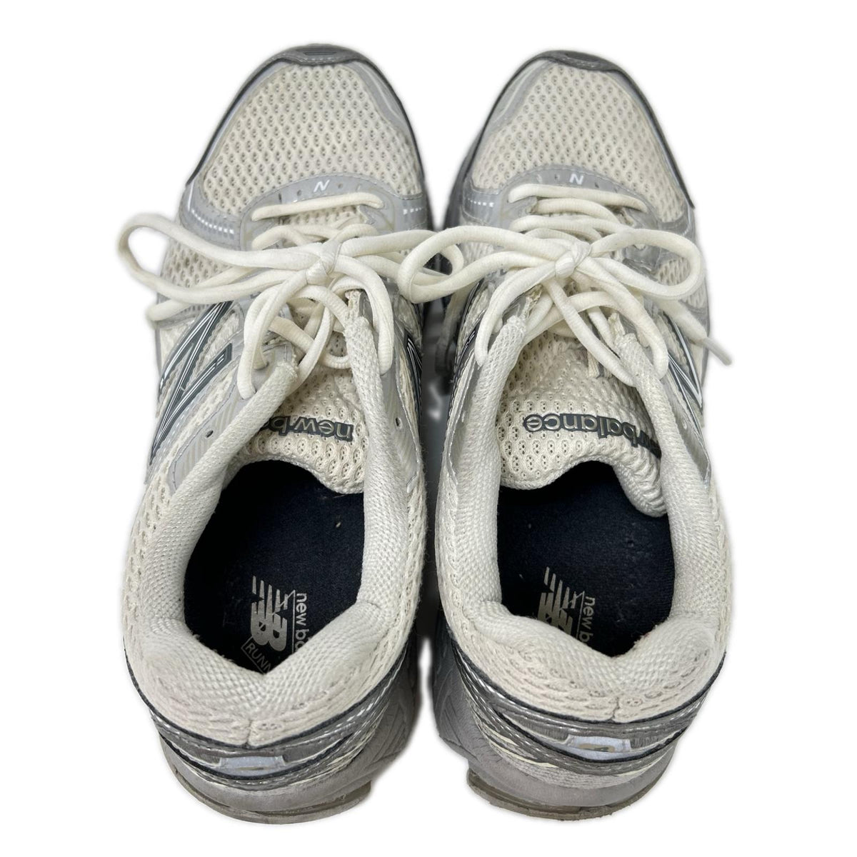 NEW BALANCE ML860GO2 White Silver Mesh Sneakers Size 26.5cm