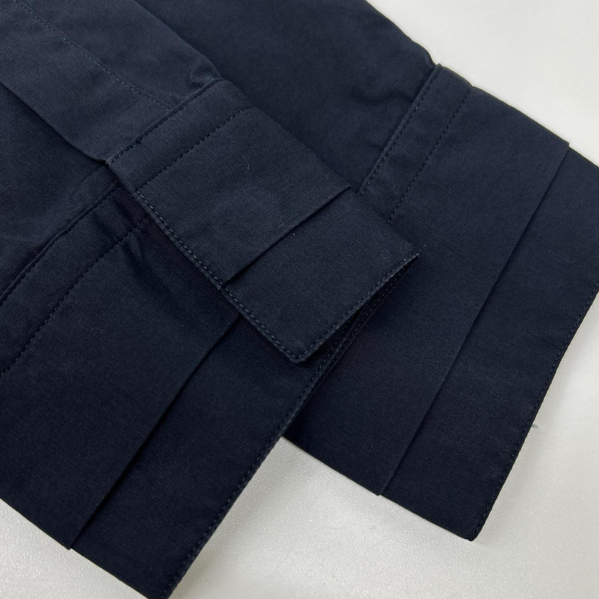 JILSANDER Navy Cotton Band Collar Shirt Size 37/14/1/2