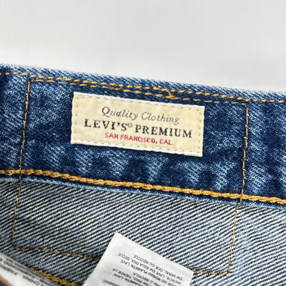LEVI'S Premium 501 Big E Straight Jeans Indigo Size W30L30