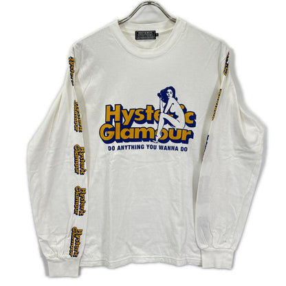 HYSTERIC GLAMOUR White Cotton "DO ANYTHING" T-Shirt Size S