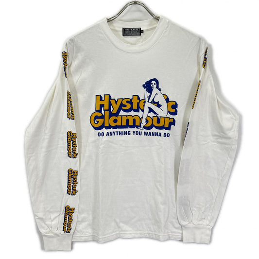 HYSTERIC GLAMOUR White Cotton "DO ANYTHING" T-Shirt Size S