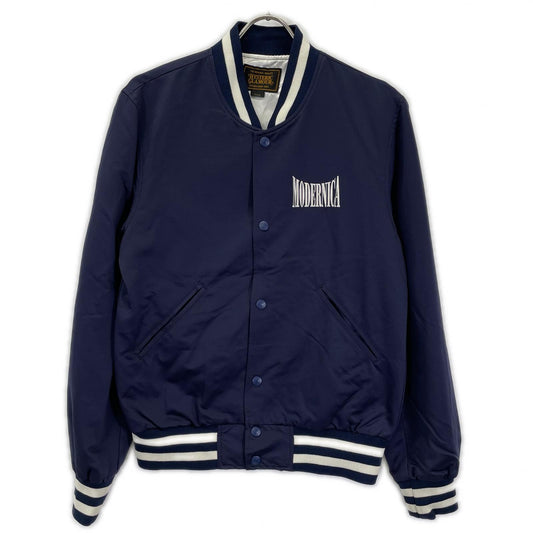 HYSTERIC GLAMOUR Navy Nylon Satin MODERNICA" Jacket Size S