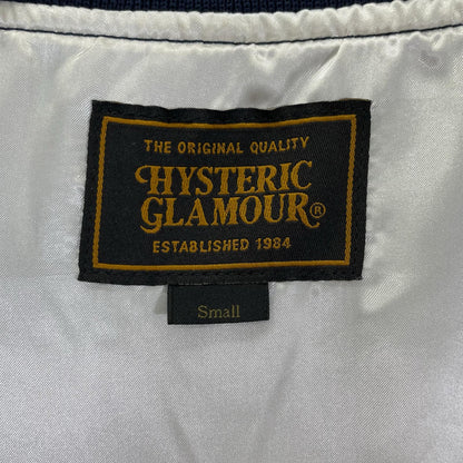 HYSTERIC GLAMOUR Navy Nylon Satin MODERNICA" Jacket Size S