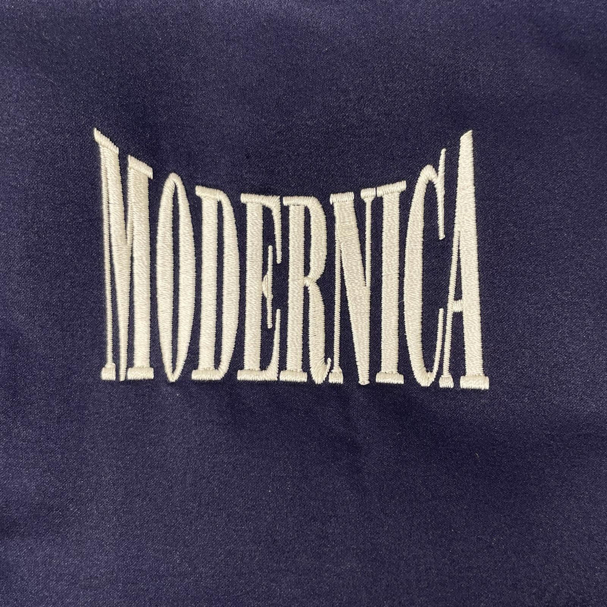 HYSTERIC GLAMOUR Navy Nylon Satin MODERNICA" Jacket Size S