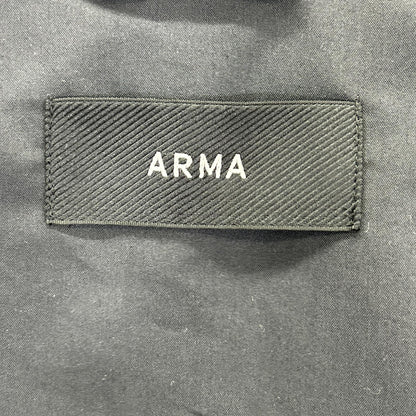ARMA Goat Suede Rayon RAFFI Tailored Jacket Black Size 48