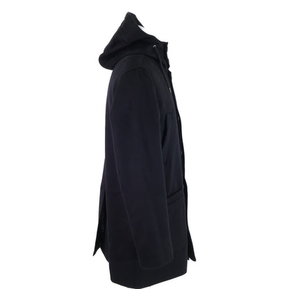 HERNO PA000107U Cashmere Padded Coat Black Size 48