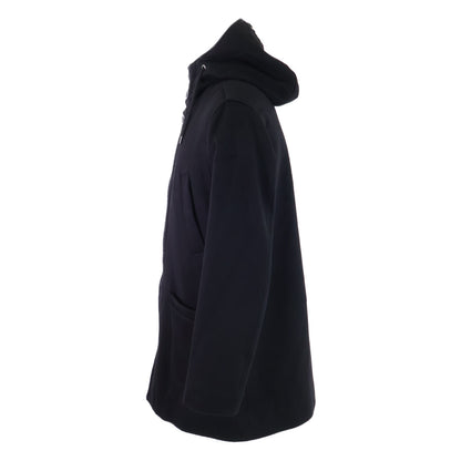 HERNO PA000107U Cashmere Padded Coat Black Size 48