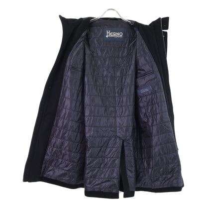 HERNO PA000107U Cashmere Padded Coat Black Size 48