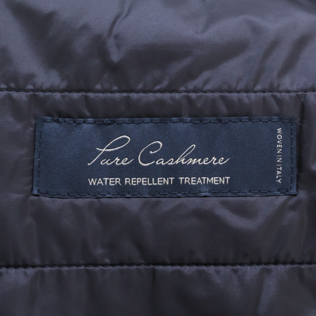 HERNO PA000107U Cashmere Padded Coat Black Size 48