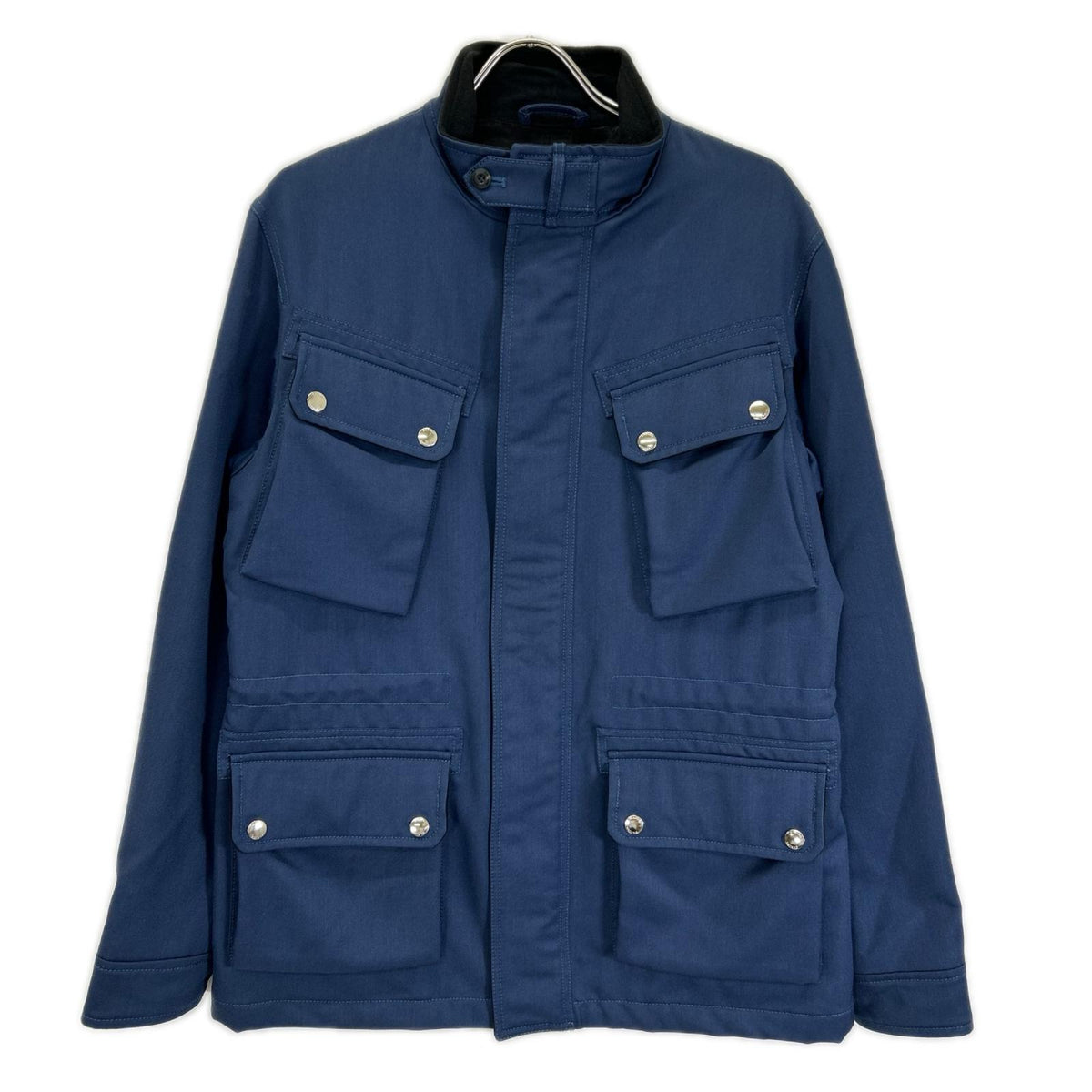 CARUSO M003M Blue Wool Field Jacket Size 46